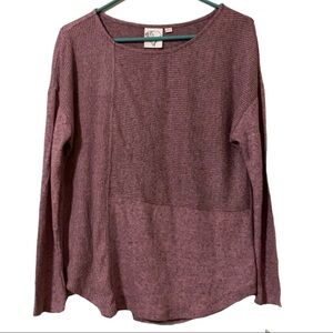 Janet Chung medium sweater blush rose color